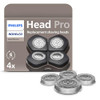 Norelco Philips Norelco Genuine Head Shaver Heads - Compatible With Philips Norelco Head Shaver Pro Hs5980 Hs7980 And Hs9980 Self-Sharpening Comfortcut Blades Gentle On Skin Hs740/40 4 Pieces