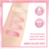 Hosaily 4 Colors Hydrating Lip Oil Plumping + Lip Liner Set Shiny Glow Reviver Lip Care Oil Moisturizing Big Brush Head Clear Pink Glitter Transparent Lip Gloss Combo Makeup Present For Women