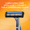 Bic Sensitive 3 Disposable Razors For Men With 3 Blades For Sensitive Skin Value Pack Of Shaving Razors 12 Count