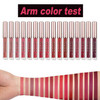 Langmanni Matte Liquid Lipstick Makeup Set Velvety Liquid Lipstick Long Lasting Durable Nude Lip Gloss Beauty Cosmetics Set For Girls And Women ( Set) 16Pcs