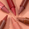 Beauty Glazed Gradient Lip Liner And Lipstick Combo Set - 2-In-1 Ombre Lipstick & Brown Lip Liner Duo - Waterproof Long-Lasting Matte Finish - Smudge-Proof Full Coverage Lip Kit For Fuller & Plumper Lips 6 Pcs