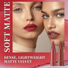 Beauty Glazed Gradient Lip Liner And Lipstick Combo Set - 2-In-1 Ombre Lipstick & Brown Lip Liner Duo - Waterproof Long-Lasting Matte Finish - Smudge-Proof Full Coverage Lip Kit For Fuller & Plumper Lips 6 Pcs