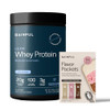 Gainful Lean Whey Protein Powder & Neapolitan Flavor Bundle Protein Supports 14 Servings 20G