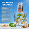 Clean Nutraceuticals Panax Ginseng Ginkgo Biloba Ashwagandha Maca Root 60 Caps