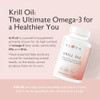 Alaya Naturals Antarctic Krill Oil Supplement With Phospholipids Epa/Dha Omega 3 & 60 Softgels 500Mg