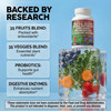Clean Nutraceuticals Fruits And Veggies Supplement Reds & Green Superfood 120 Ct