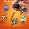 Caregem Turmeric Curcumin & Milk Thistle Liquid Drops For Liver Health 2 Fl Oz