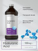 Horbaach Liquid Hyaluronic Acid Supplement 16 Oz 100 Mg