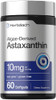 Horbaach Astaxanthin Supplements 60 Softgels 10Mg