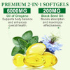 Aebefbaw Oregano Oil Capsules With Black Seed Oil 120 Softgels 6000Mg
