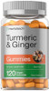 Horbaach Turmeric And Ginger Gummies 120 Count
