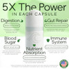 Natural Flow Supplements Prebiotic Fiber Supplement 5 In 1 Capsules