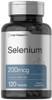 Horbaach Selenium Supplement For Women & Men 120 Tablets 200Mcg