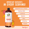 Maryruth's Liquid Morning Multivitamin +Hair Growth (Peach Mango & Iron Liquid 30Oz