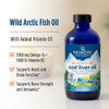 Nordic Naturals Arctic D Cod Liver Oil Lemon 48 Servings 8 Oz