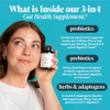Nuven Naturals All In One Gut Health W/Probiotics Prebiotics Digestion Supporting Herbs And Adaptogens