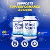 Nutravibe (3 Pack) Mind Vault Pills 180 Capsules 3 Pack