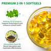 Ruduwu Oil Of Oregano With Black Seed Oil Oregano Oil Capsules 120 Pieces 6000Mg
