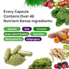 Paradise Herbs Earth's Blend Once Daily Multivitamin With Iron 48 Organic Superfoods 120 Capsules