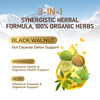 Pure Afolia Black Walnut Wormwood Drops 3 In 1 Herbal Gut Cleanse & Intestinal 2 Fl Oz