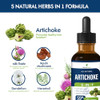 Selvaherb Artichoke Leaf Extract Drops For Liver Detox Cleanse & Repair 2Oz