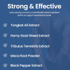 Testo Biogen Testosterone Booster For Men (3Rd Party Tested) Maca H Goat