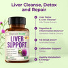 Vimerson Health Liver Support With Artichoke Extract Enzymes Silymarin 50% Milk Thistle 60 Capsules