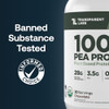 Transparent Labs 100% Pea Protein Powder 30 Servings 28G