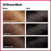 Revlon Permanent Hair Color Permanent Hair Dye Colorsilk With 100% Gray Coverage Ammonia- Keratin And Amino Acids 20 Brown/Black ( ) 4.4 Oz Pack Of 1