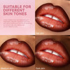 Hosaily Lip Combo Sets Dark Brown Lip Contour Plumping Liner Pencil Moisturizing Nude Lipstick Gloss Combo High Pigmented Brown Lips Liner Lightweight Glossy High Shine Gloss Lips Kit Makeup 3Pcs