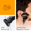 Braun Series 5 Electric Shaver For Men Wet & Dry Foil Razor Precision Trimmer Attachment Body Groomer Attachment Charging Stand Travel Case Black 5155Cs