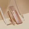 Tweezerman Rose Gold Mini Slant Tweezer With Case - Eyebrow Tweezers For Women And Men