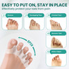 Welnove Toe Separators Toe Spacers For Women And Men  Restoring Toes To Their Original Shape Silicone Toe Spreaders For Yoga Practice  Aloe Vera Infused 8 peaces