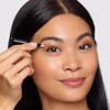 Tweezerman Mini Slant Tweezer - Tweezers For Eyebrows Travel Tweezers For Eyebrows Facial Hair (Dusted Onyx)