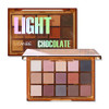 Ucanbe Colorful 15 Shades Eyeshadow Makeup PaletteShimmer Matte Metallic High Pigmented Neutral Bold Waterproof Eyes Shadow Creamy Blendable Make Up Pallet Set (Light Chocolate)