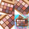 Ucanbe Colorful 15 Shades Eyeshadow Makeup PaletteShimmer Matte Metallic High Pigmented Neutral Bold Waterproof Eyes Shadow Creamy Blendable Make Up Pallet Set (Light Chocolate)