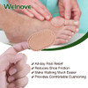 Welnove Bunion Cushions Pad - Fabric Toe And Foot Bunion Protector Pads Bunion Relief Pads For Reduce Rubbing Callus Chafing Friction -Strong Adhesive Stay In Place 36 Ct