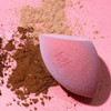 Real Techniques Miracle Powder Sponge Makeup Blending Sponge For Powder Products Set Makeup For Natural Finish & Cloud Skin Buildable Coverage Velvet Material Latex- Foam 2 Count