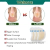 Welnove Blister Pads Adhesive Heels Blister Cushioned Bandages For Blister Prevention Blister Gel Guard Hydrocolloid Pads Heel Protection Pad For Men And Women 14 Packs