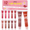 Dmsky Lip Gloss Set 12 Colors Lip Gloss For Women Moisturizing Lip Gloss Bulk With Vitamin E For Dry Cracked Lips 12 Pack