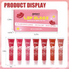 Dmsky Lip Gloss Set 12 Colors Lip Gloss For Women Moisturizing Lip Gloss Bulk With Vitamin E For Dry Cracked Lips 12 Pack