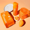 Real Techniques Miracle Blend + Cleanse Set Makeup Sponge For Blending Foundation & Solid Soap For Deep Cleaning Sponges Includes Travel Storage Tote Cruelty- & Latex- 3 Piece