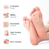 Welnove Corn Cushions For Feet Extra-Strong Adhesive & Cushioned Support All-Day Pain Relief For Calluses Fits Toes & Heels 24 Count