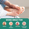 Welnove Corn Cushions For Feet Extra-Strong Adhesive & Cushioned Support All-Day Pain Relief For Calluses Fits Toes & Heels 24 Count