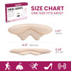 Welnove Heel Pads Grips For Women Shoes - Welnove 4 Paris Adhesive Heel Cushion Inserts Prevent Slipping Rubbing Blisters Foot Pain Improve Heels Pumps Shoe Fit - Heel Pads For Shoes Too Big