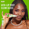 Ruby Kisses Broadway Vita-Lip Clear Lip Gloss (Mint Oil ) Ultra-Hydrating & Soothing Formula With Vitamin Oils High-Shine Non-Sticky Finish Nourishing Glossy Lip Balm With Cooling Effect 3 Pack
