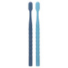 Oral-B Brilliance Premium Whitening Toothbrush With Plaque Eraser Medium Sky Blue And Gray 2 Count