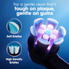 Oral-B Rechargeable Electric Toothbrush Io2 3 Cleaning Modes Automatic Pressure Sensor To Protect Gums Pure White