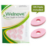 Welnove Oval Corn Cushion Pads Adhesive Corn Protectors For Corn Remove Relief Callus And Feet Sore 135Pcs