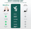 Welnove Arch Support Inserts For Men & Women - Welnove 6Mm & 10Mm Adjustable Heights Arch Pads - Non-Slip Arch Braces Bands For Plantar Fasciitis Relief - Gel Insole Pad For Flat Feet High & Fallen Archs
